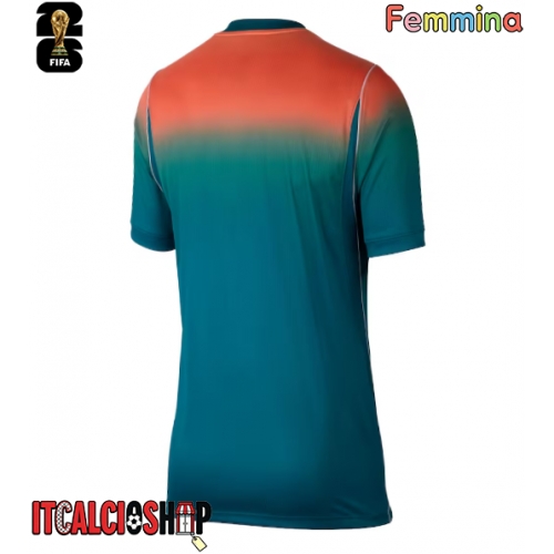 Australia Seconda Maglia Femmina Mondiali 2026 Manica Corta